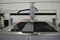 Water Jet Cutting Foam Workpiece